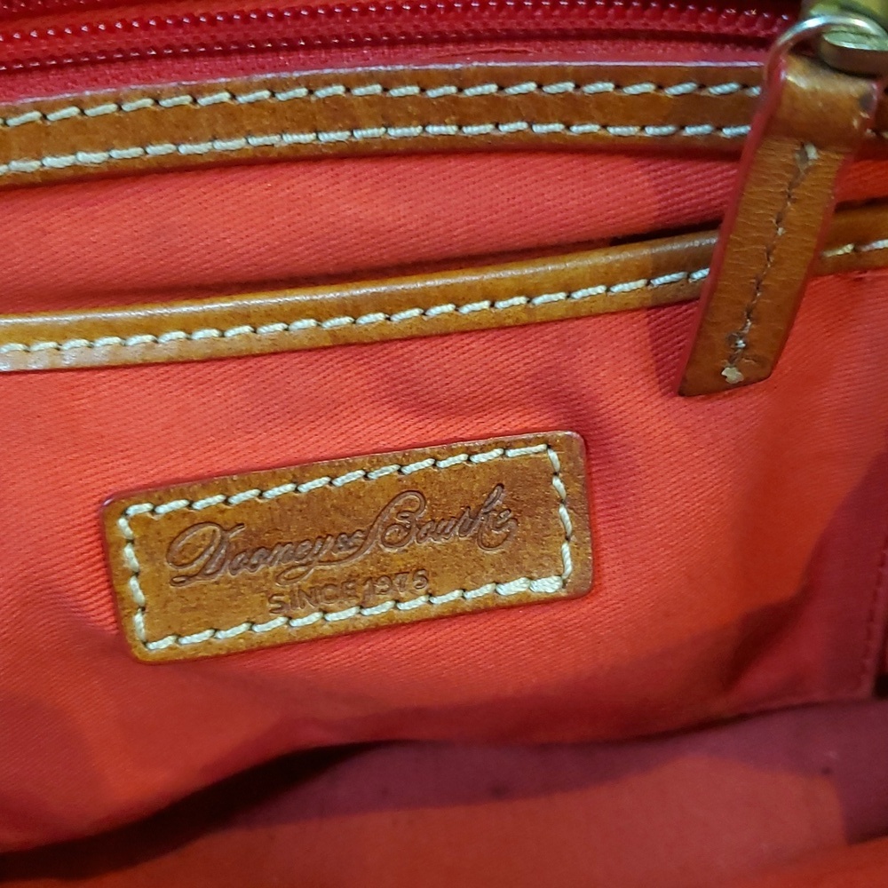 Dooney & Bourke Pomelo Bitsy Grapefruit Print Women's Bag - Orange and Pink - Picture 12 of 15